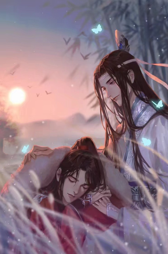 魔道祖师图片高清壁纸，魔道祖师图片忘羡双人9.png